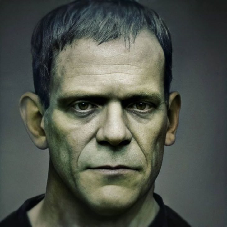 Fotografías De Figuras Históricas, Frankenstein
