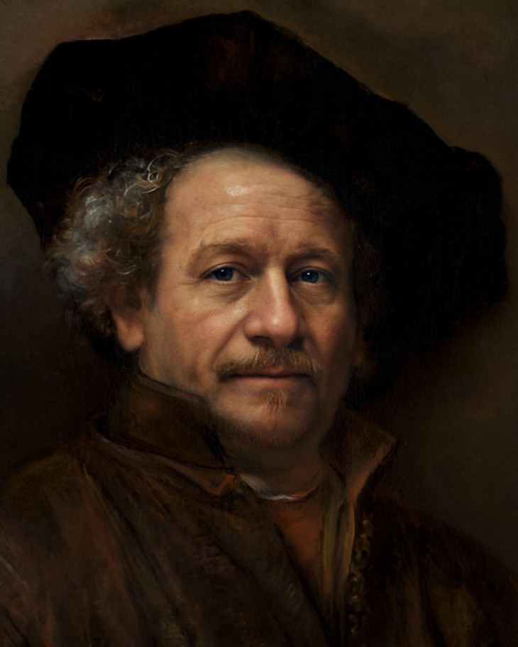 Fotografías De Figuras Históricas, Rembrandt