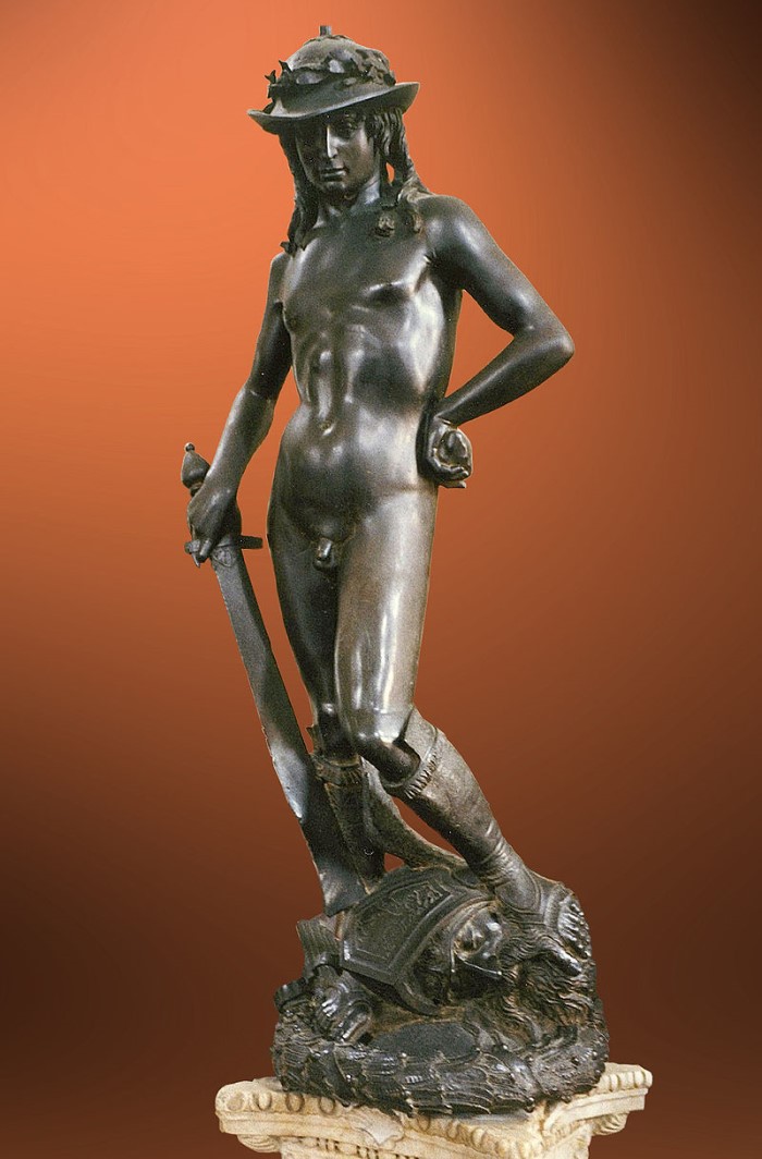 El David De Donatello, escultura completa