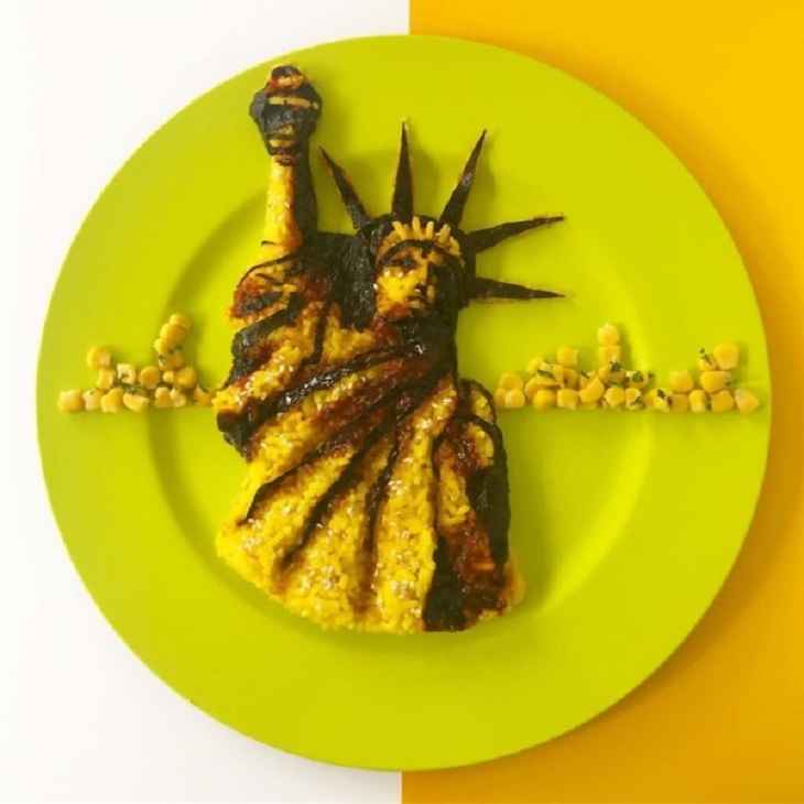 Arte Culinario, Estatua de la Libertad