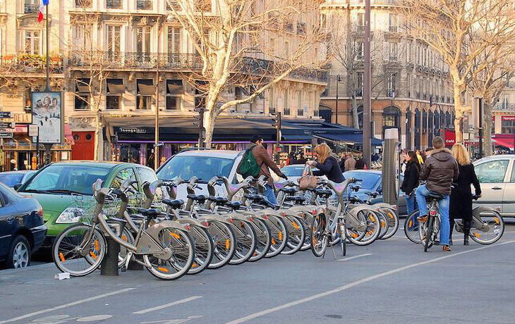 Ciudades Amigables Para Los Ciclistas, París, Francias
