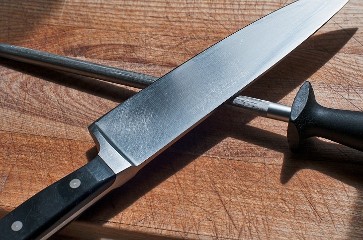 Errores De Cocina, cuchillo desafilado