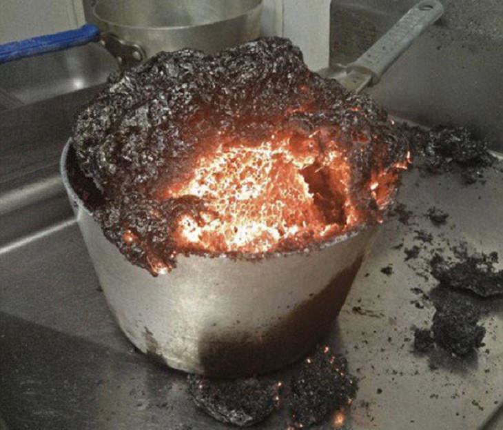 Divertidos Errores De Cocina, pastel de lava