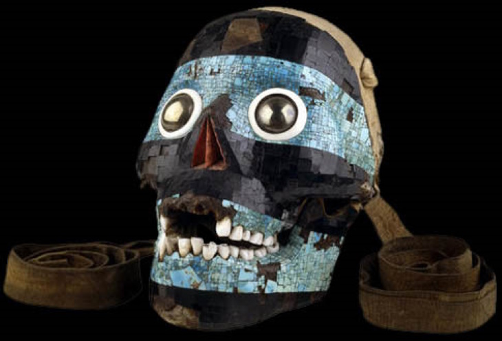 Historia de las máscaras Máscara de calavera azteca