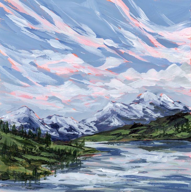 Pinturas De Los Paisajes De EE.UU, Alaska