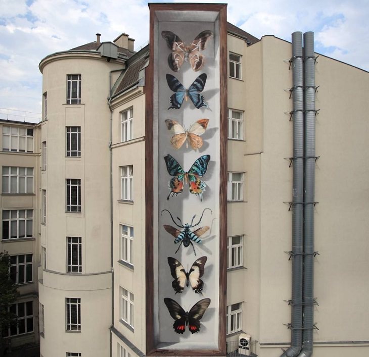 Murales De Mariposas, Wiener Schmetterlinge, en Austria