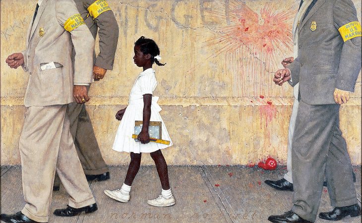 Pinturas De Norman Rockwell, El problema con el que todos vivimos (1964)