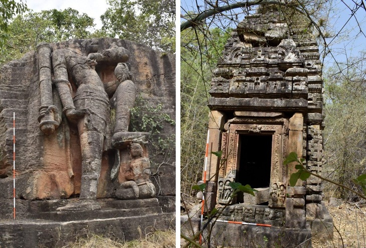 Descubrimientos arqueológicos de 2022, templos, estructuras budistas