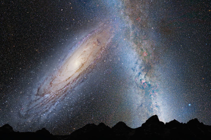 Aterradores hallazgos astronómicos La Vía Láctea se fusiona con Andrómeda