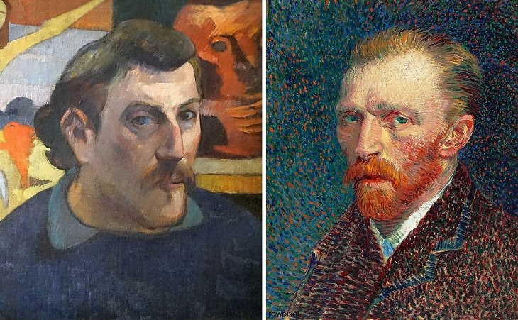 Artistas Rivales, Paul Gauguin y Vincent Van Gogh