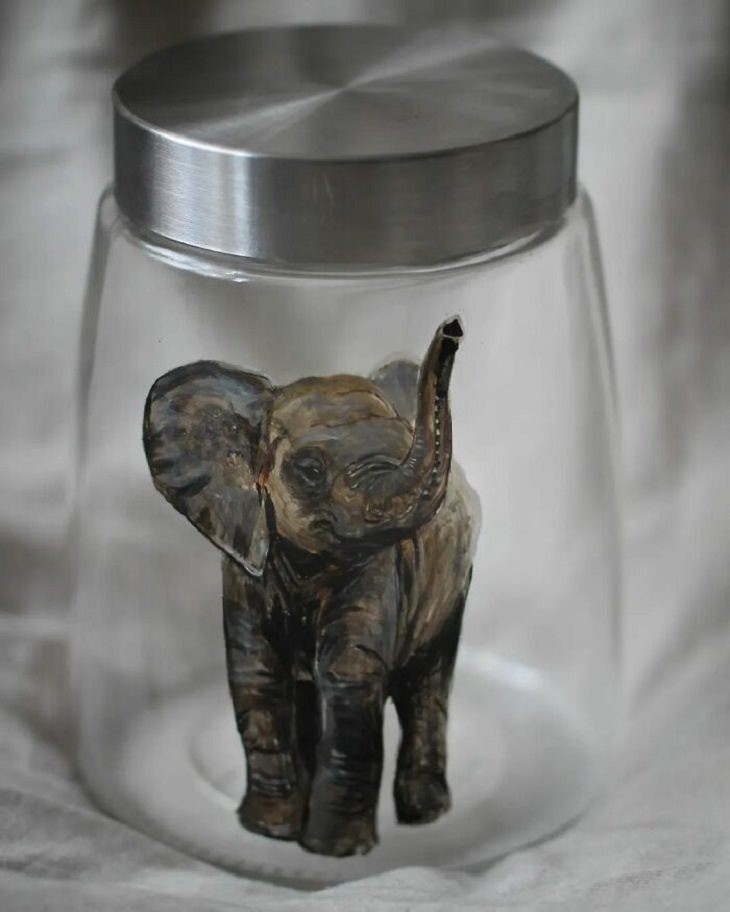 Arte En Vidrio, elefante