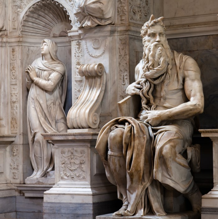 Moisés de Miguel Ángel, Roma