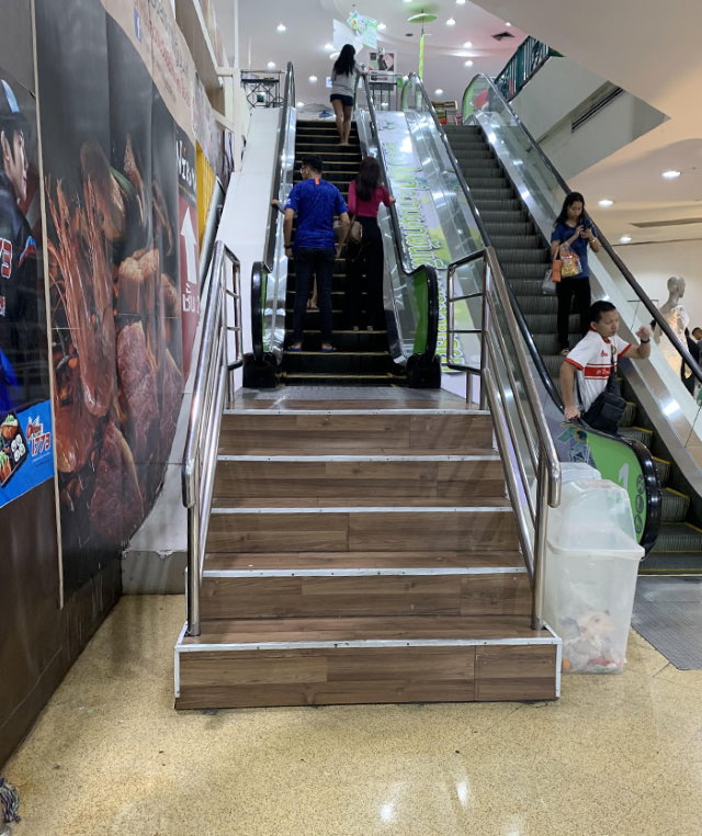 Escadas que são um convide ao desastre
