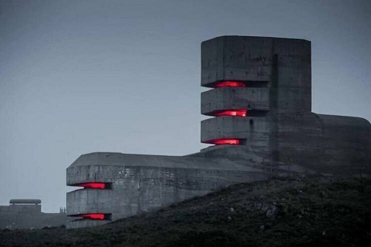 Torre de observación alemana de la Segunda Guerra Mundial en la isla de Guernsey