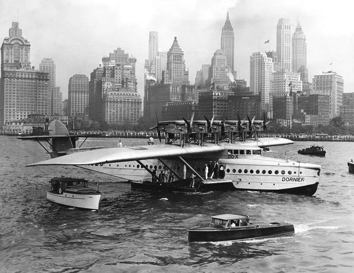  Un Dornier Do X en Nueva York, 1931