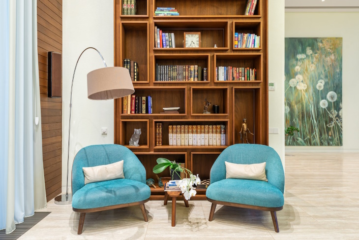 How Refresh Home Without New Things room with a bookcase
