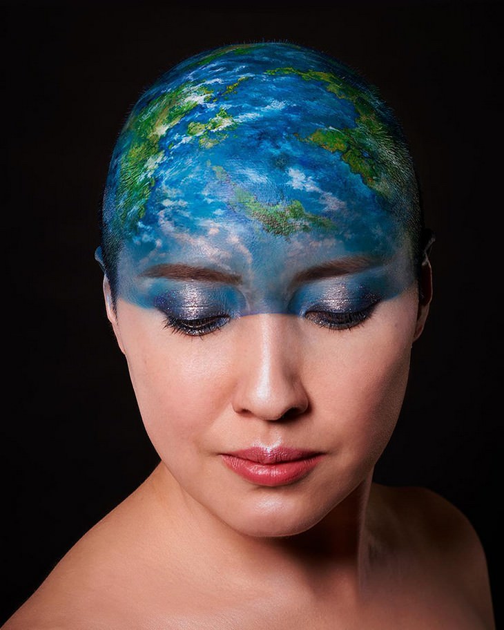 Maquillaje Con Efectos Especiales, planeta Tierra