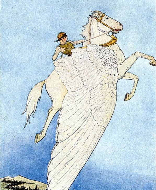 Criaturas de la mitología y el folclore inspiradas en los caballos, Pegaso, el caballo alado de la mitología griega