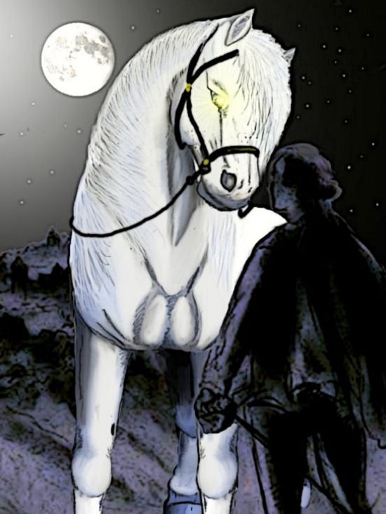 Criaturas mitológicas Cheval Mallet, el caballo mazo del folclore francés