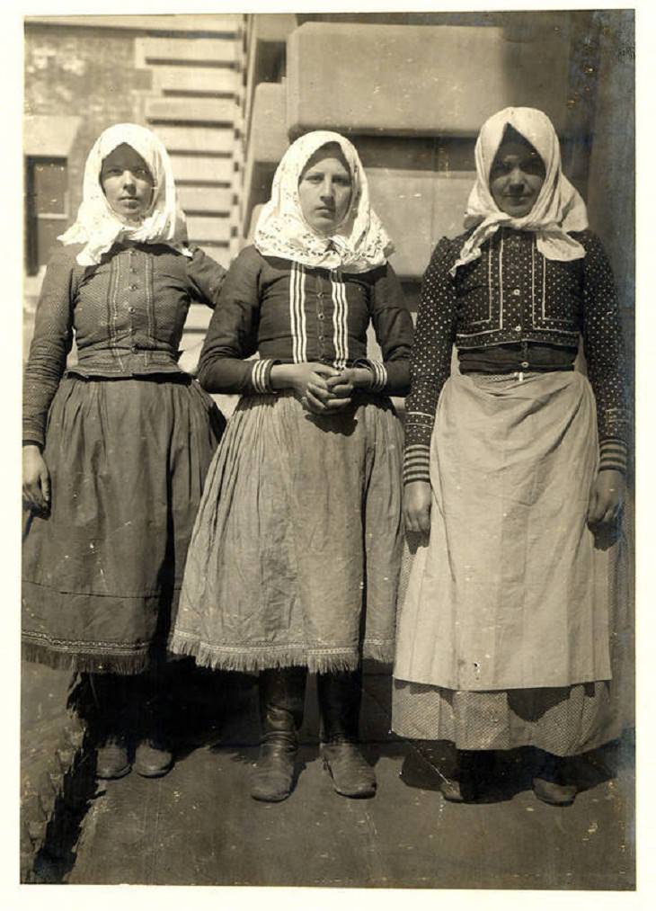 Retratos de inmigrantes de Ellis Island, mujeres eslovacas