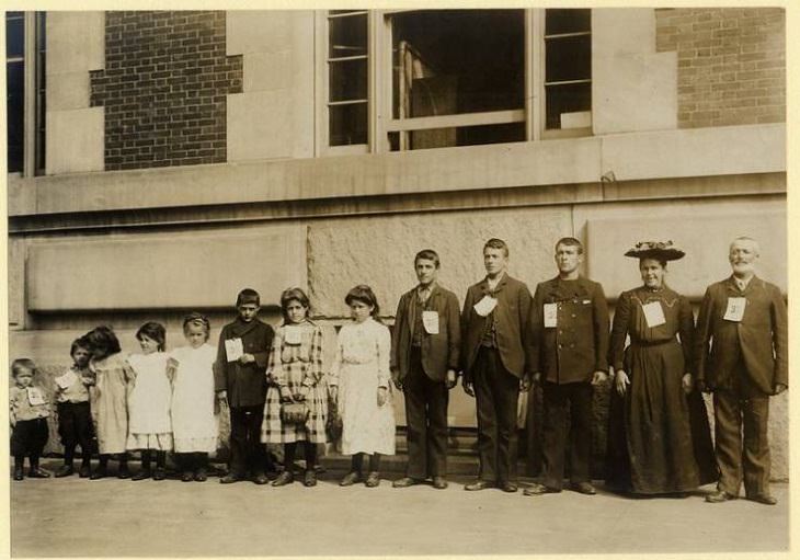 Retratos de inmigrantes de Ellis Island, Familia holandesa