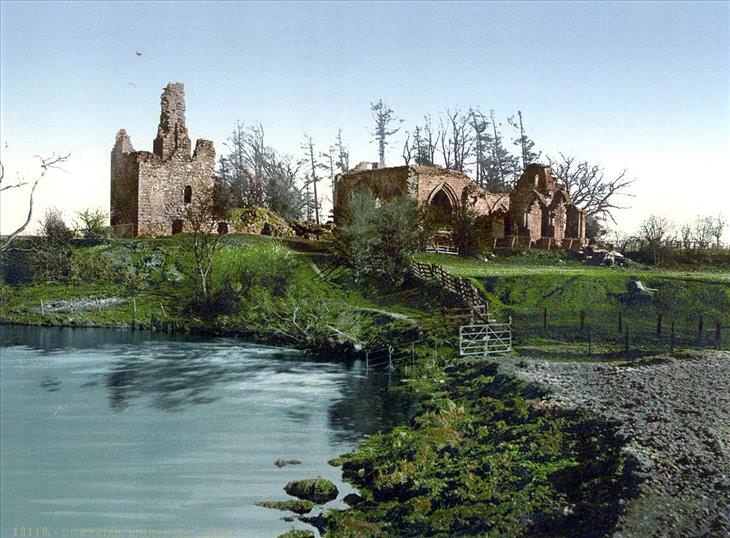 Postales De Escocia de 1890, Abadía de Lincluden, Dumfries