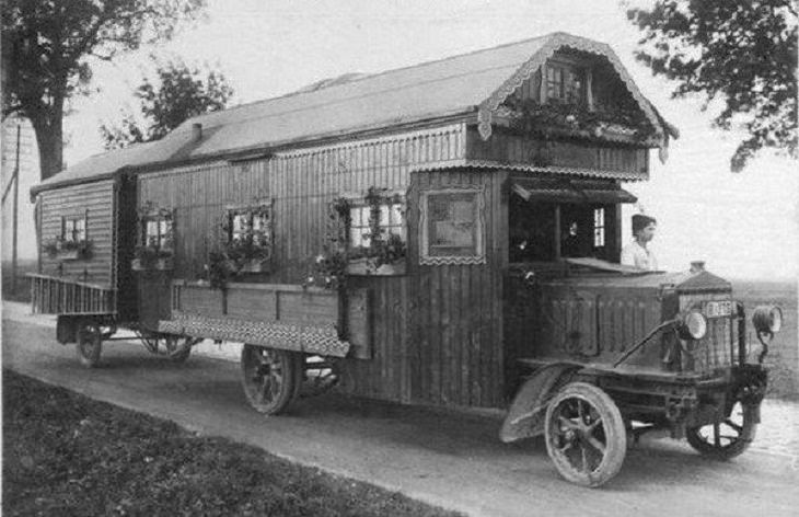 Automóviles Ridículos, una casa rodante en 1922