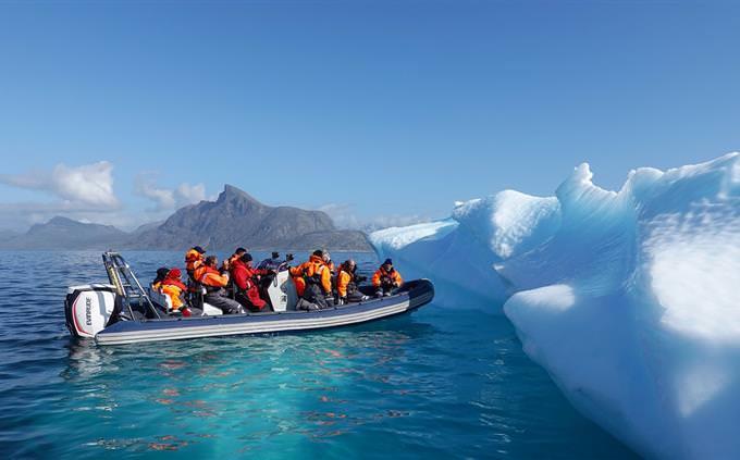 Verdadero Falso Test sobre Geografía Mundial: Glaciares y un barco en Groenlandia