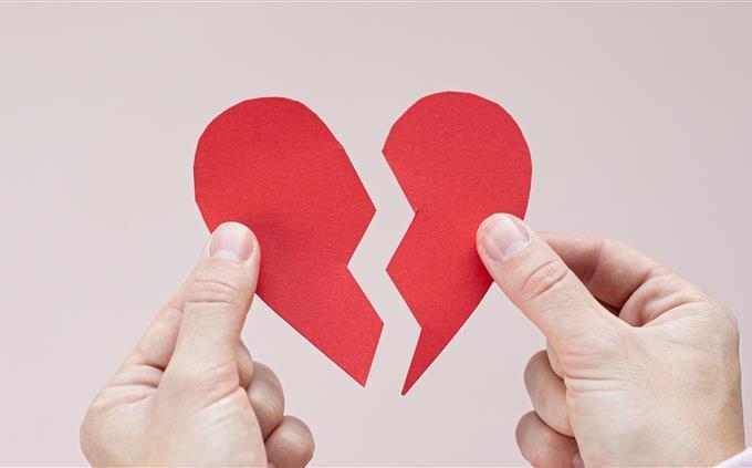 Test de relación tóxica: un corazón roto