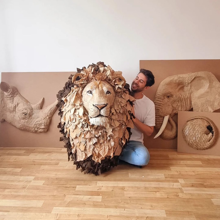Esculturas De Animal De Josh Gluckstein, el artista con sus esculturas