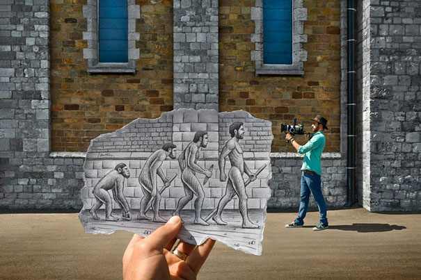 Maravillosos Dibujos Del Artista Ben Heine, homo sapiens