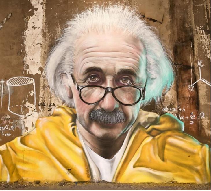 Grafiti En 3D, Einstein 