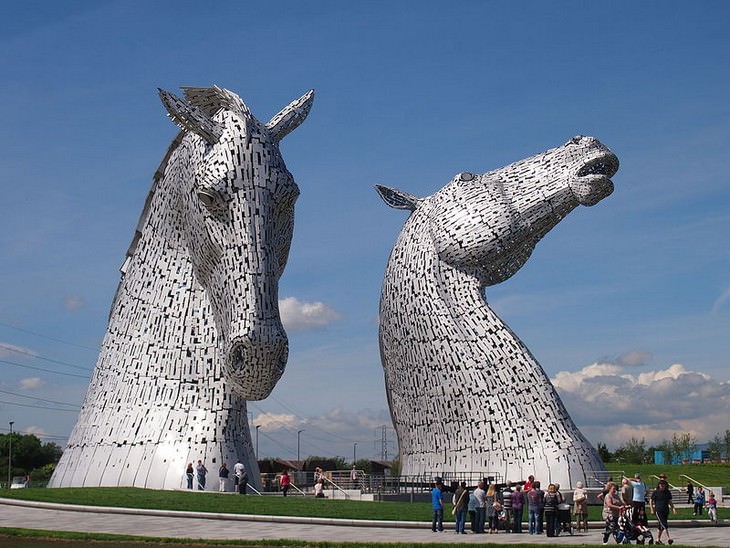 Esculturas De Animales De Todo El Mundo,  "Los Kelpies" - Falkirk, Escocia