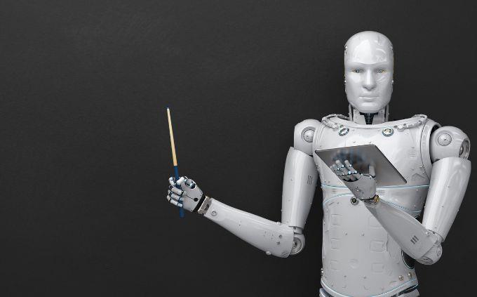 Inteligencia artificial o imagen real: un robot maestro