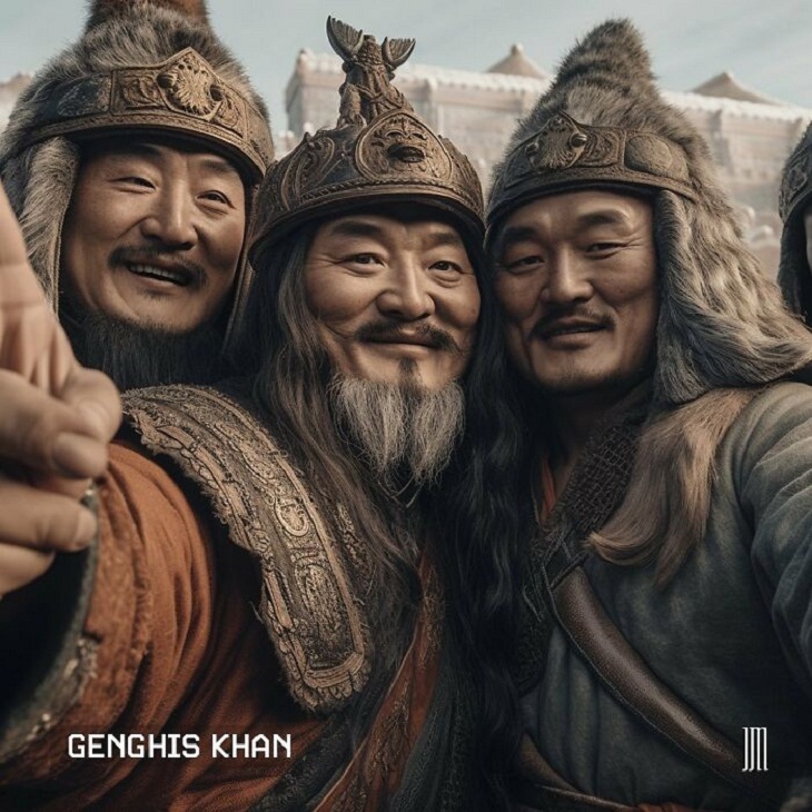Fotos Creadas Por IA, Genghis Khan