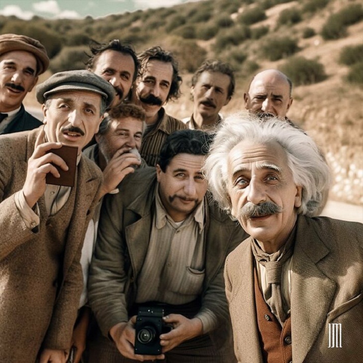 Fotos Creadas Por IA, Albert Einstein