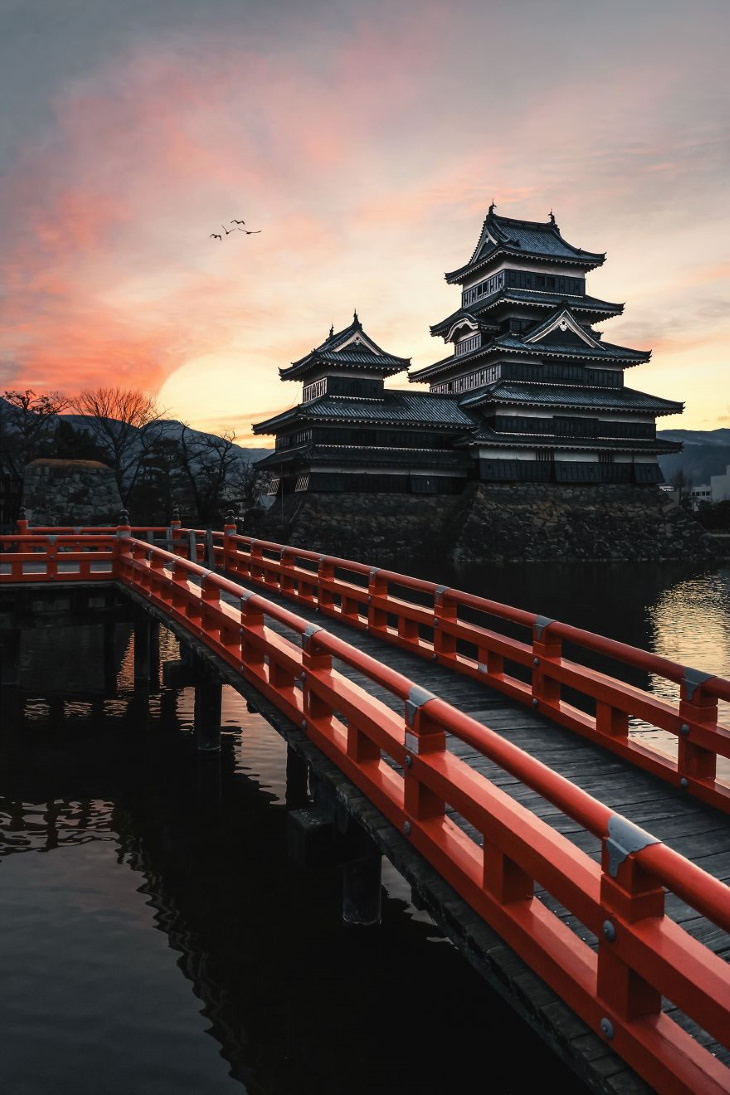 Ganadores De Fotografía Concurso Agora, Castillo de Matsumoto en la tierra del sol naciente