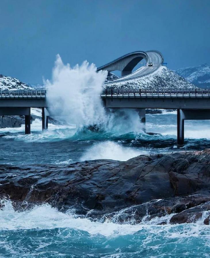 Fotos De Cosas Que Solo Verás En Noruega, Puente Storseisundet 