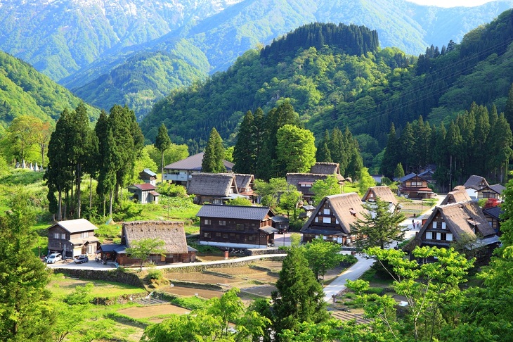 Lugares Hermosos En Japón, Ainokura