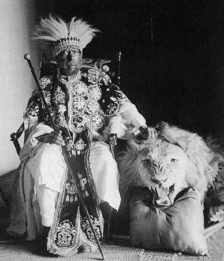 Emperador Minilik II de Etiopía, 1896