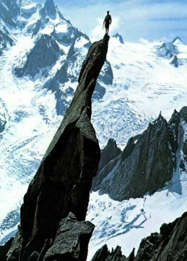 Alpinista francés en 1944
