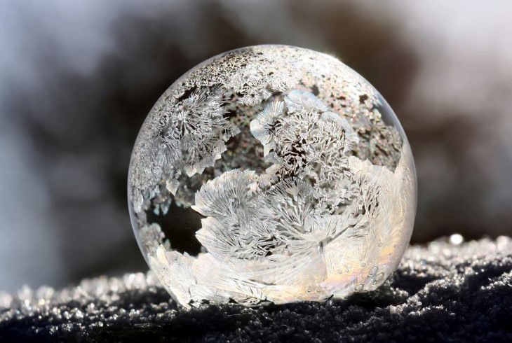 Fotografías Increíbles, burbuja congelada
