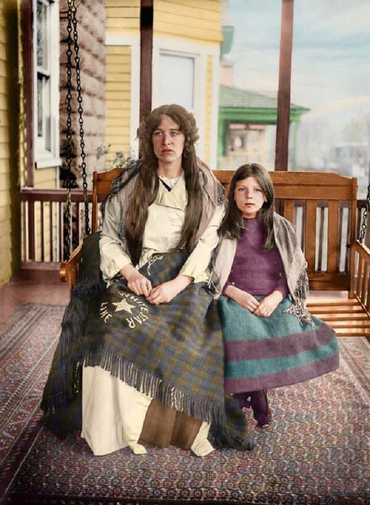 Charlotte y Marjorie Collyer sobrevivientes del Titanic