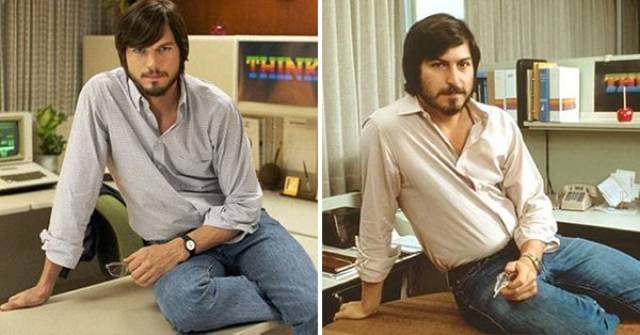 Ashton Kutcher interpretando a Steve Jobs