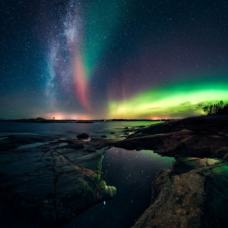 Naturaleza De Finlandia, la noche perfecta