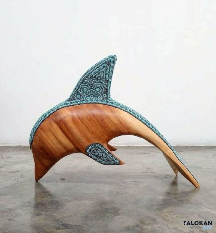 Trabajos En Madera, delfín de madera 
