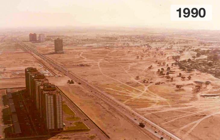 Ciudades Antes y Después, Dubái, Emiratos Árabes Unidos