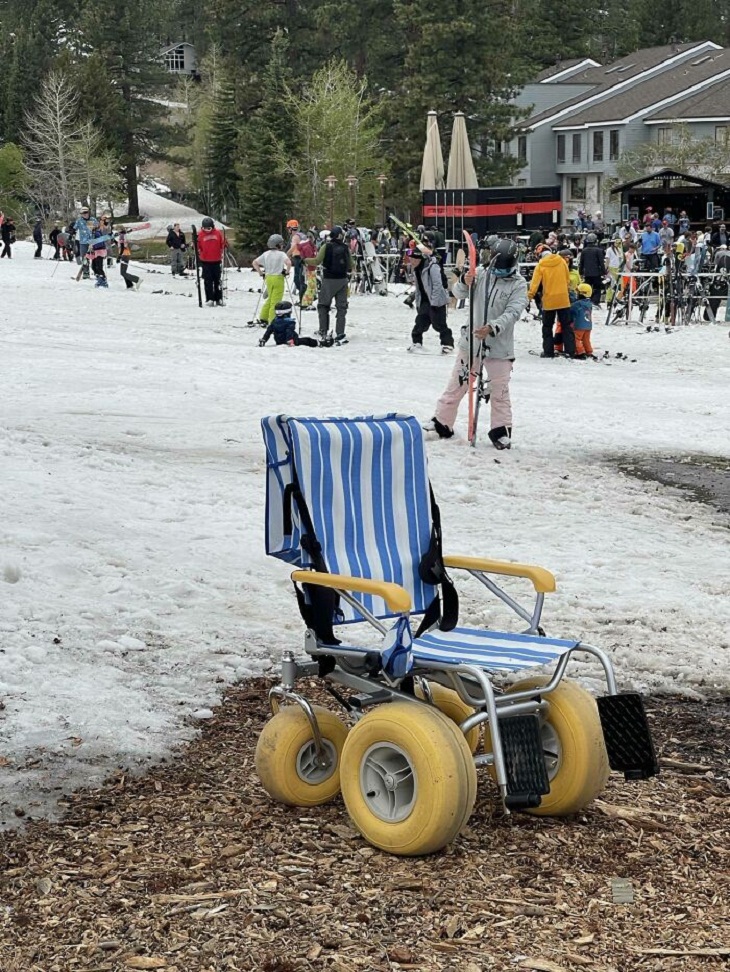 Herramientas Inusuales, silla de ruedas para la nieve