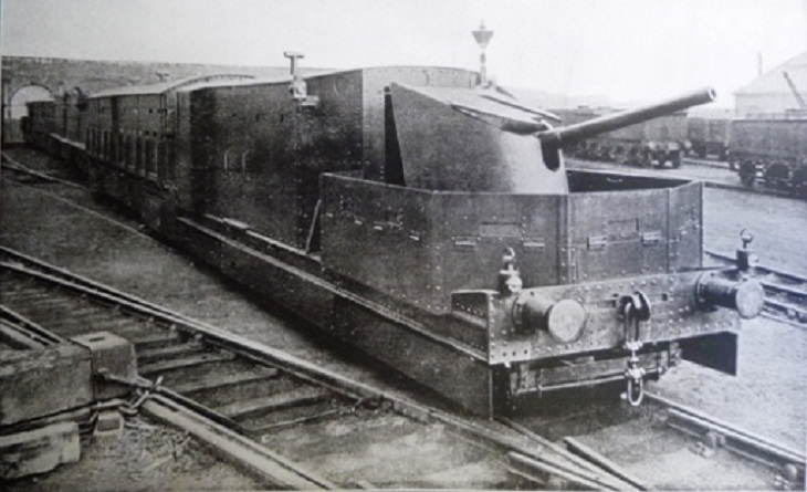 Tren blindado de Londres y el Ferrocarril del Noroeste