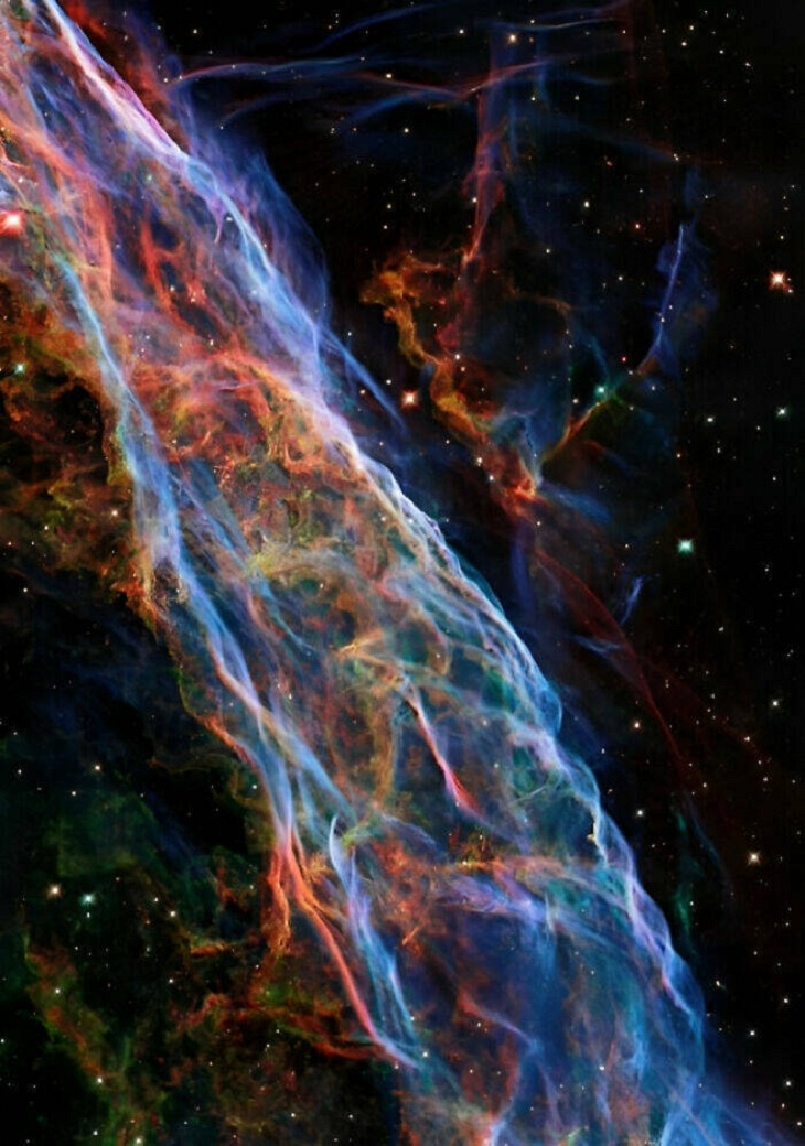 Nebulosa do véu As melhores fotografias do nosso sistema solar